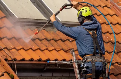 Démoussage et hydrofuge de toiture à Dimont