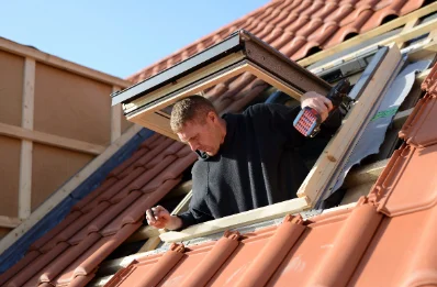 Pose de fenêtres de toit Velux à Dimont